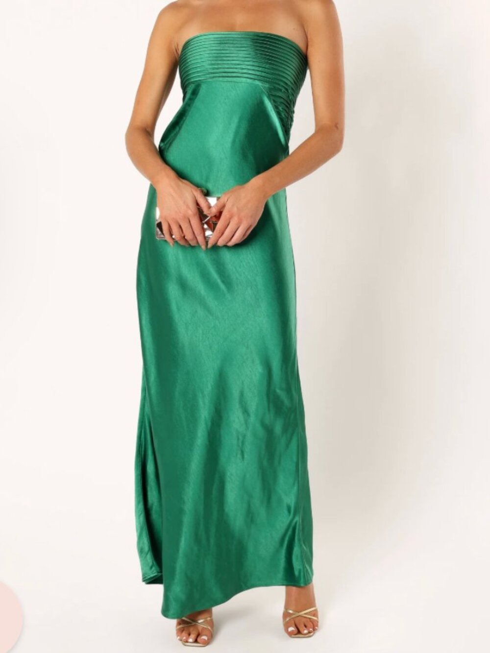 Petal & Pup green maxi dress NWT